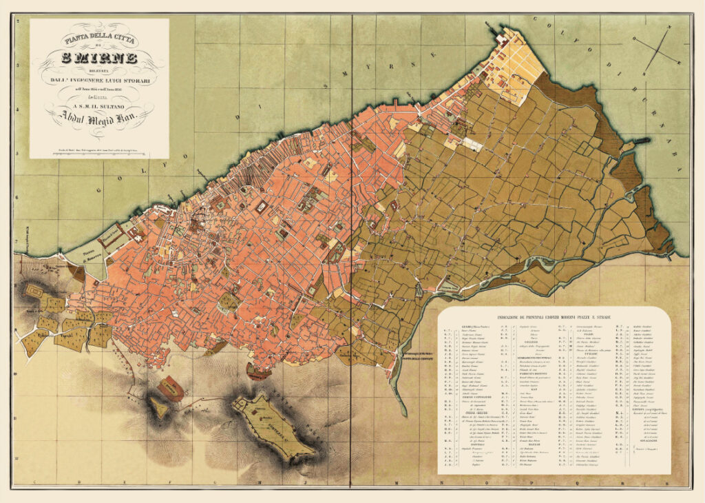 1855-tarihli-İzmir-planı,-Luigi-Storari